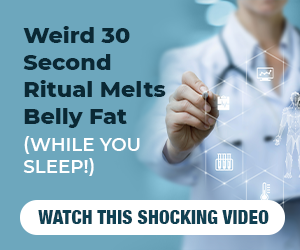 weird 30 second ritual melts belly fat (while you sleep)