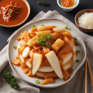 tteokbokki rice cake recipe