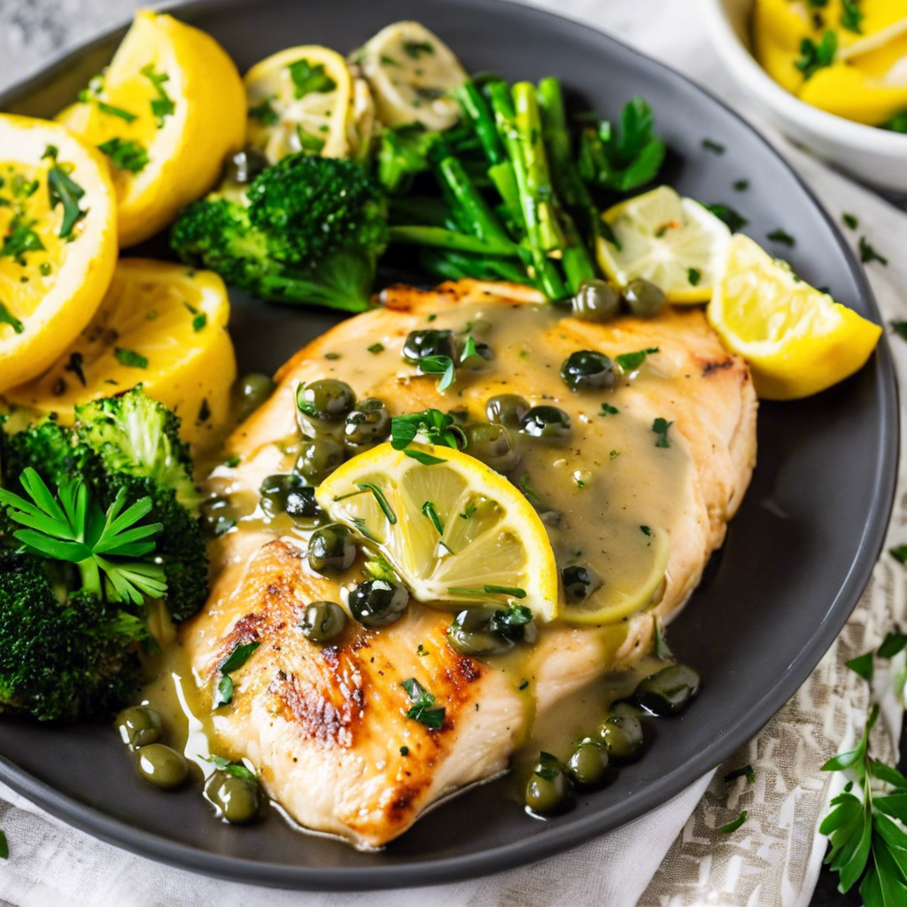 Tangy Lemon Piccata Chicken