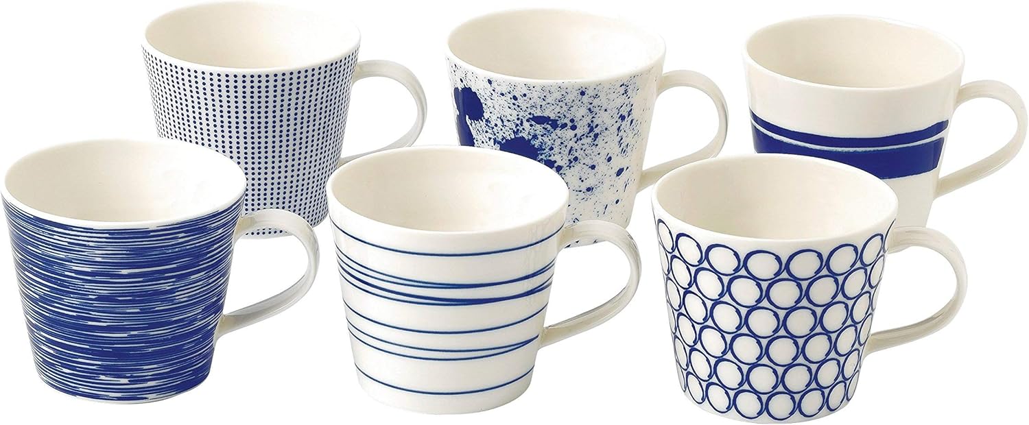 Royal Doulton Pacific Mixed Patterns Mugs