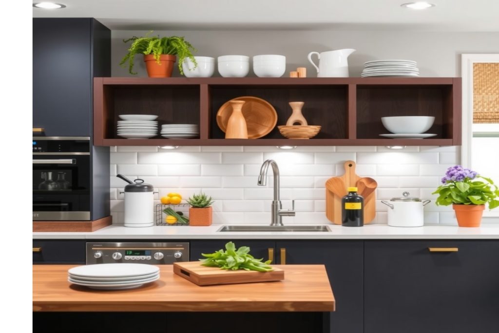 How to Use Space Above Kitchen Cabinets for Storage