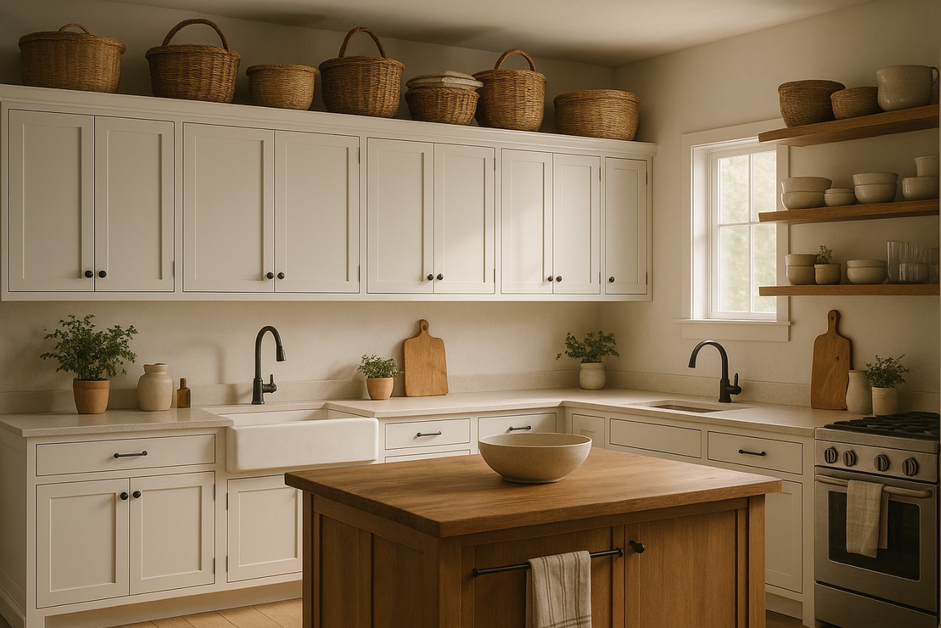 Using Baskets for Organized Storage