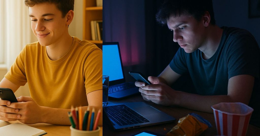 Can social media affect a teenager's health