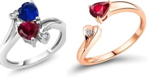 ruby engagement rings for women
