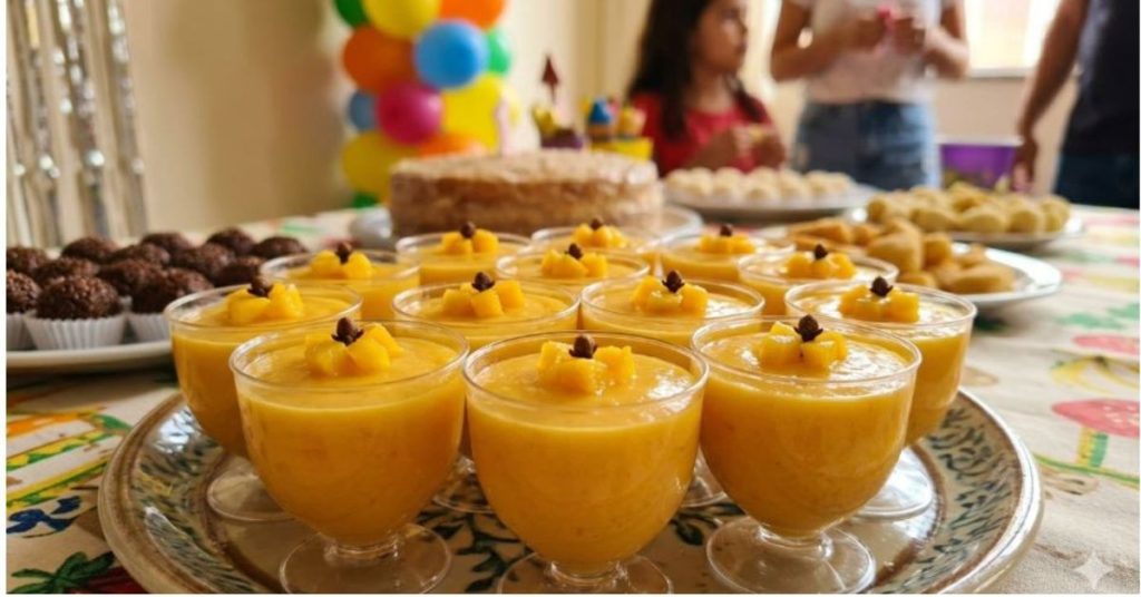 Mango Condensed Milk Mousse