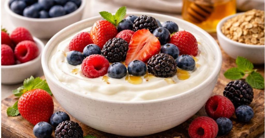 Non-Fat Greek Yogurt with Berries