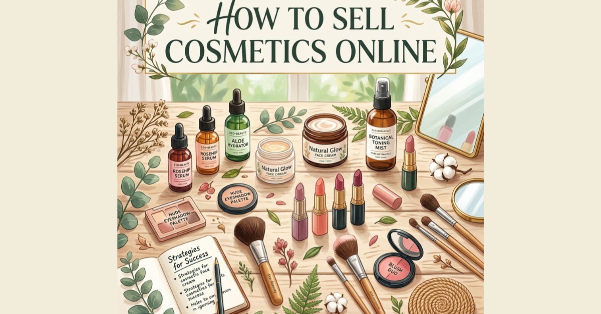 how to sell cosmetics online